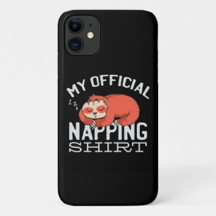 Funda Para iPhone 11 Mi camisa oficial para dormir Perezoso