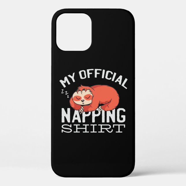 Funda De Case-Mate Para iPhone Mi camisa oficial para dormir Sloth (Reverso )