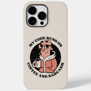 FUNDA PARA iPhone 14 PRO MAX DE Case-Mate MI CÓDIGO SE CORRE EN CAFÉ Y SARCASMO