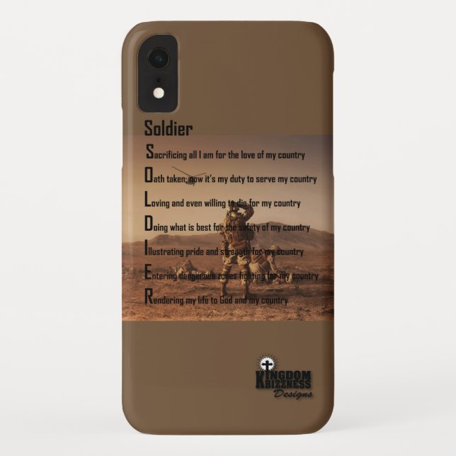 Funda De Case-Mate Para iPhone Mi colección militar (Reverso)