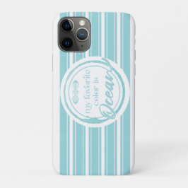 Funda Para iPhone 11 Pro Mi color favorito es Toalla de Playa Oceánica
