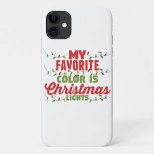 Funda Para iPhone 11 Mi Color Favorito Son Las Luces Navidades