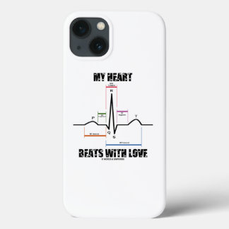 Funda Para iPhone 13 Mi Corazón late con amor electrocardiograma ECG