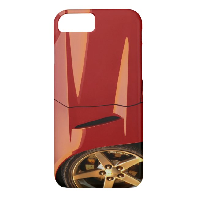 Funda De Case-Mate Para iPhone Mi Corvette rojo (Reverso)