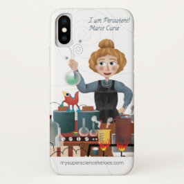 Funda Para iPhone X Mi estuche Super Science iPhone - Soy persistente