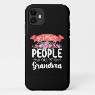 Funda Para iPhone 11 Mi Gente Favorita Me Llama Abuela Día de las Madre