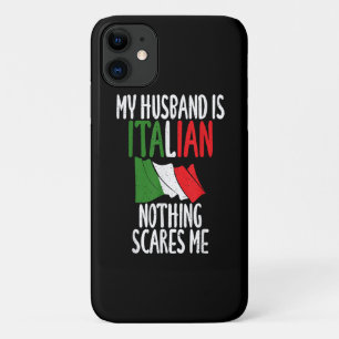 Funda Para iPhone 11 Mi marido es italiano nada me asusta