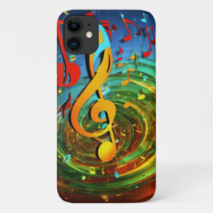 Funda Para iPhone 11 Mi Melodía Favorita: Diseño de Notas Musicales y L