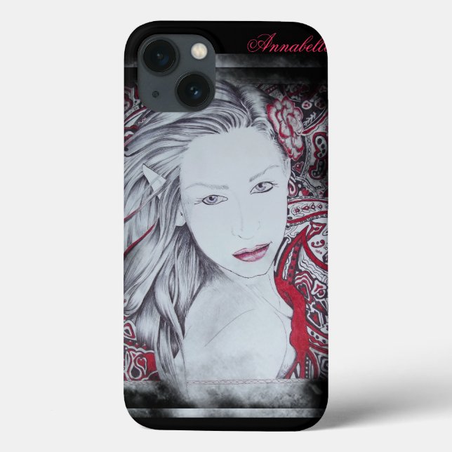 Funda De Case-Mate Para iPhone Mi mundo con marco húmedo (personalizable) (Reverso)