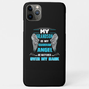 Funda Para iPhone 11 Pro Max Mi nieto es mi ángel de la guarda