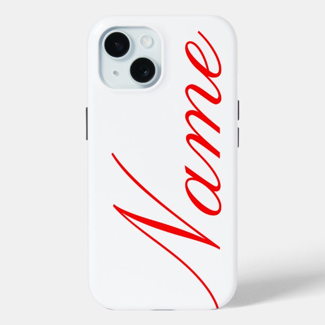 Funda De Case-Mate Para iPhone mi nombre - hermoso estuche para iPhone (Reverso )