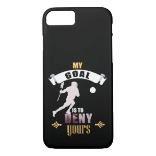 Funda Para iPhone 8/7 Mi Objetivo Es Negarle El Lacrosse
