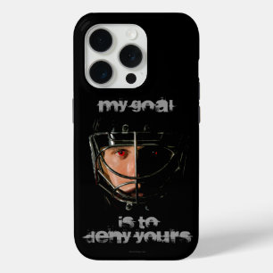 Funda Para iPhone 15 Pro Mi objetivo (granito de hockey)