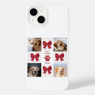 Funda Para iPhone 14 De Case-Mate Mi Perro Es Mi San Valentín Bow 4 Fotos
