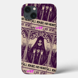 Funda Para iPhone 13 Mi vida amorosa es un esqueleto todos los huesos s