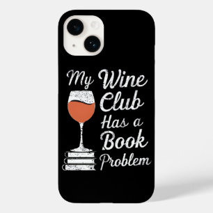 Funda Para iPhone 14 De Case-Mate Mi Wine Club Tiene Un Problema De Libro Leyendo Li