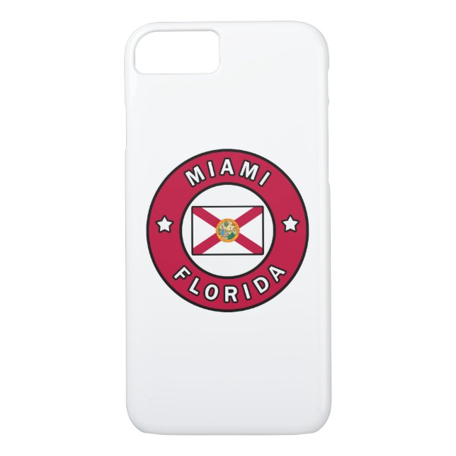 Funda De Case-Mate Para iPhone Miami Florida (Reverso)