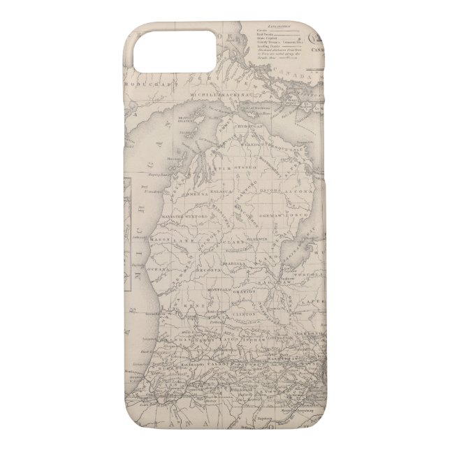 Funda De Case-Mate Para iPhone Michigan 9 (Reverso)