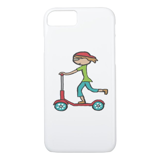 Funda De Case-Mate Para iPhone Micro Scooter (Reverso)