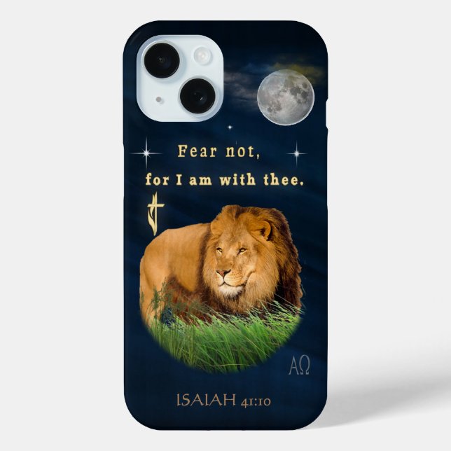 Funda De Case-Mate Para iPhone Miedo No estoy con ti (Reverso )