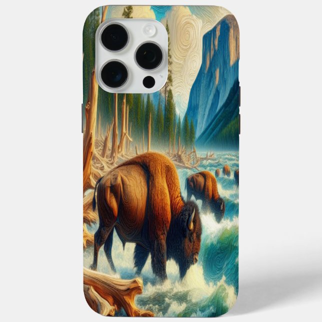 Funda De Case-Mate Para iPhone Migración Majestic Bison (Reverso )