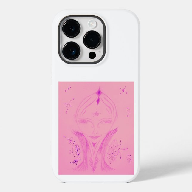 Funda De Case-Mate Para iPhone Mika Galactic Being (Reverso )