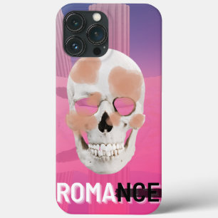 Funda Para iPhone 13 Pro Max Mikitiez dreamer cráneo tatuaje arco iris rosa roc