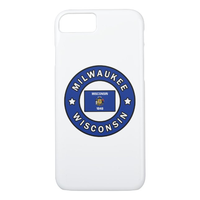 Funda De Case-Mate Para iPhone Milwaukee Wisconsin (Reverso)