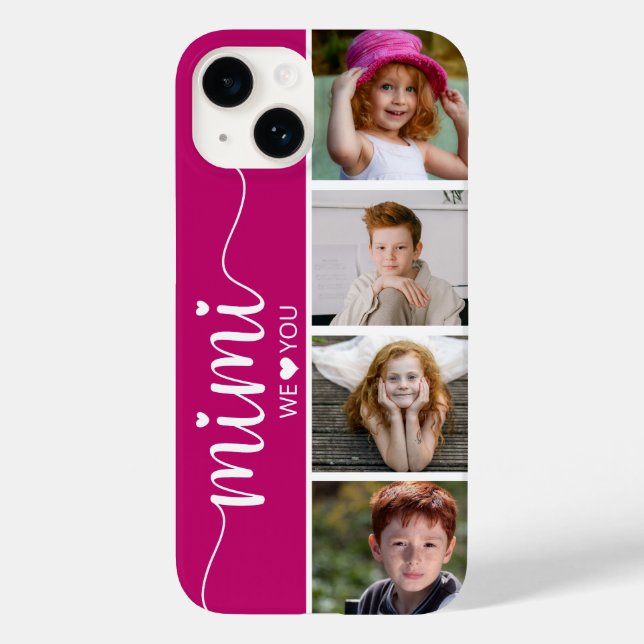Funda De Case-Mate Para iPhone Mimi 4 Foto (Reverso )