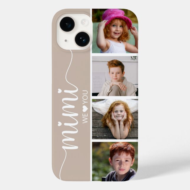 Funda De Case-Mate Para iPhone Mimi 4 Foto (Reverso )