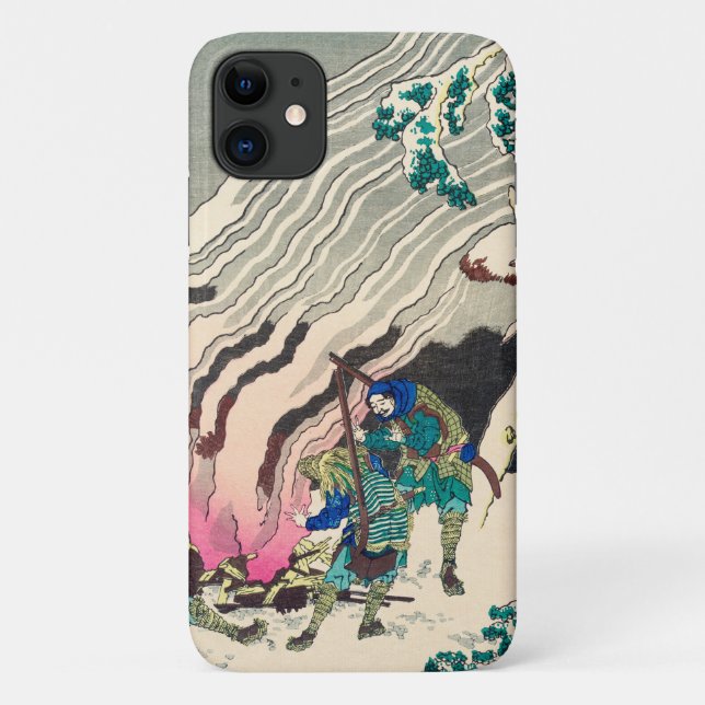 Funda De Case-Mate Para iPhone Minamoto no Muneyuki Ason por Katsushika Hokusai (Reverso)