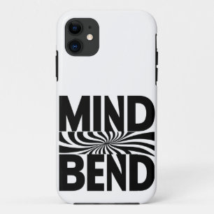 Funda Para iPhone 11 Mind Bend Optical Illusion Bold Black and White