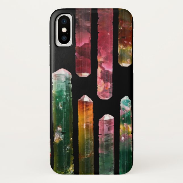 Funda De Case-Mate Para iPhone Minerales Gemas Curando Cristales (Reverso)