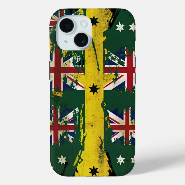 Funda De Case-Mate Para iPhone Mingling único de mascotas: fusión australiana + b (Reverso )