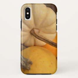 Funda Para iPhone X Mini Calabaza Blanca Y Acercamiento Amarillo De La