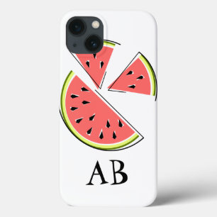 Mini funda para iPad "Monograma" de sandía