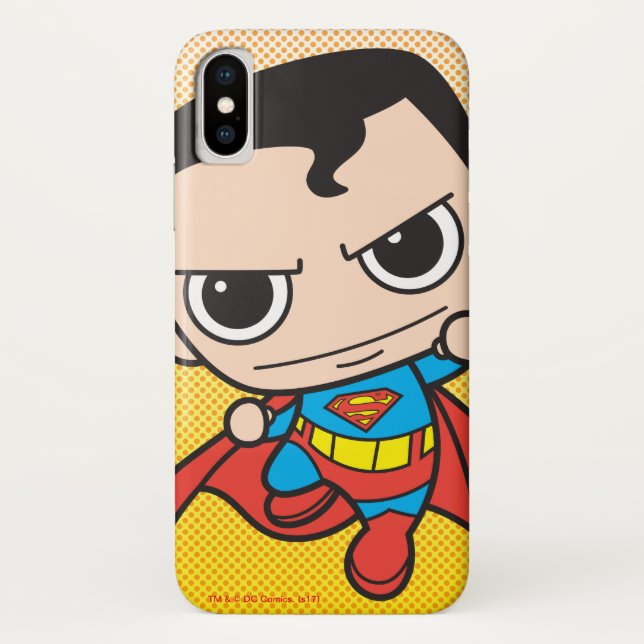 Funda De Case-Mate Para iPhone Mini Superman Flying (Reverso)
