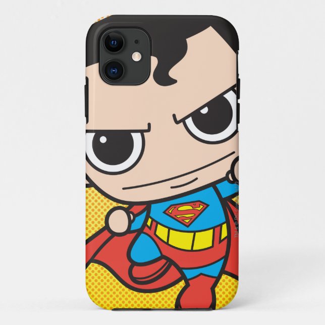 Funda De Case-Mate Para iPhone Mini Superman Flying (Reverso)