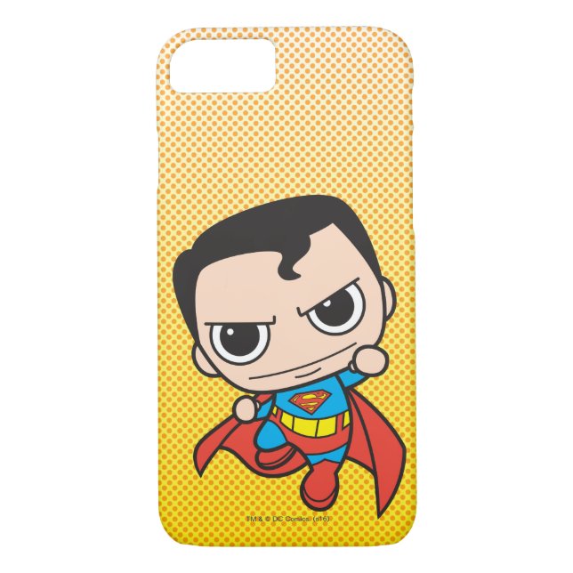 Funda De Case-Mate Para iPhone Mini Superman Volando 2 (Reverso)