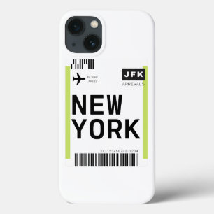 Funda Para iPhone 13 Mini tarjeta de embarque de Nueva York
