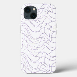Funda Para iPhone 13 Minimal Abstract line phone case