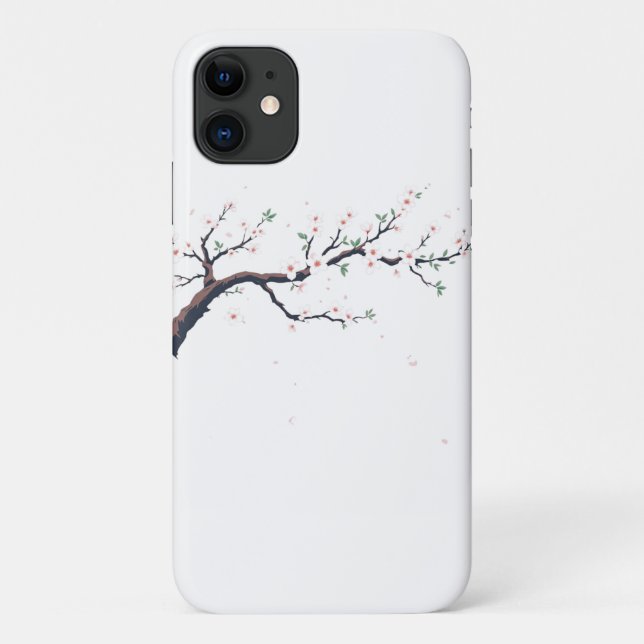 Funda De Case-Mate Para iPhone Minimal Japanese Tree Branch (Reverso)