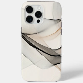 Funda Para iPhone 15 Pro Max Minimalista | Bosquejo delicado de hoja y rama