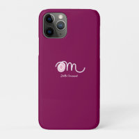 Minimalista Om Manuscrito Personalizado