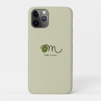 Funda Para iPhone 11 Pro Minimalista Om Manuscrito Personalizado