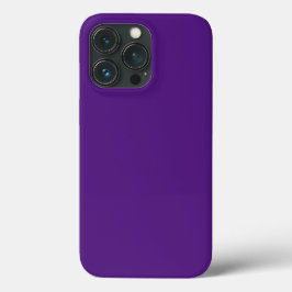 Funda Para iPhone 13 Pro Minimalista violeta violeta de color sólido