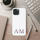Funda Para iPhone 13 Pro Max Mínimo Pastel Rosa Inicial y Personalizado<br><div class="desc">"Protege tu teléfono con estilo con nuestro estuche de teléfono personalizado inicial monograma. Este elegante estuche de teléfono cuenta con un elegante fondo rosa y una inicial de personalizable, lo que le aporta un toque de sofisticación personalizada a su equipo. Fabricado con materiales duraderos, ofrece una excelente protección contra arañazos,...</div>