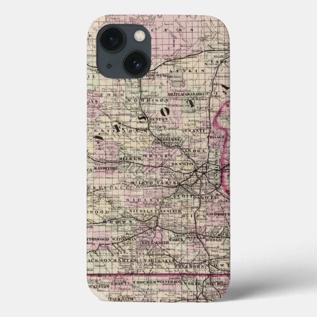 Funda De Case-Mate Para iPhone Minnesota 9 (Reverso)