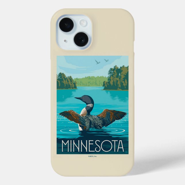 Funda De Case-Mate Para iPhone Minnesota | Loon (Reverso )