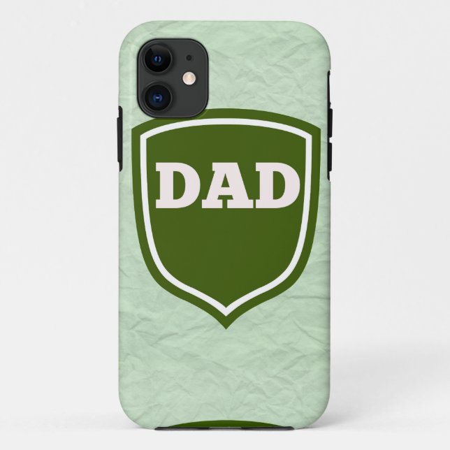 Funda De Case-Mate Para iPhone Mint Green Dad Plaque (Reverso)